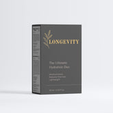 SELNAMED Longevity Hydration Duo with skincare bottles, featuring hydrating and anti-aging products in sleek packaging.