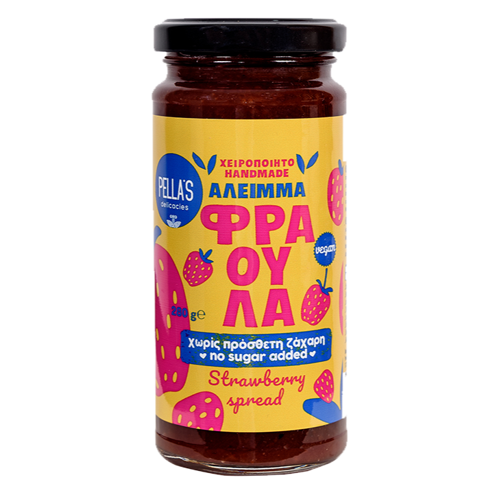 Pella's Delicacies, Strawberry Spread, 280g - GREEN LIFE CYPRUS