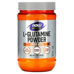 NOW Foods, Sports, L-Glutamine Powder, 1 lbs (454 g) - GREEN LIFE CYPRUS