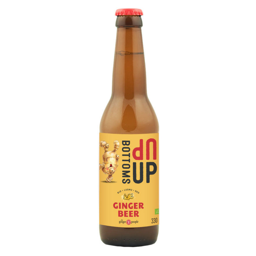 The Ginger People, Bottoms Up Organic Ginger Beer, 330ml - GREEN LIFE CYPRUS