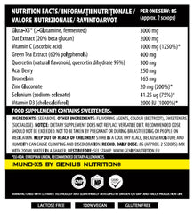 IMUNO-X5 240g/30 Serv Powder, Genius Nutrition - GREEN LIFE CYPRUS