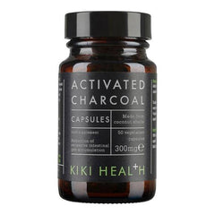 Kiki Health, Activated Charcoal, 50 Vegicaps - GREEN LIFE CYPRUS