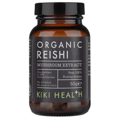 Kiki Health, Organic Reishi Mushroom Extract Powder, 50g - GREEN LIFE CYPRUS