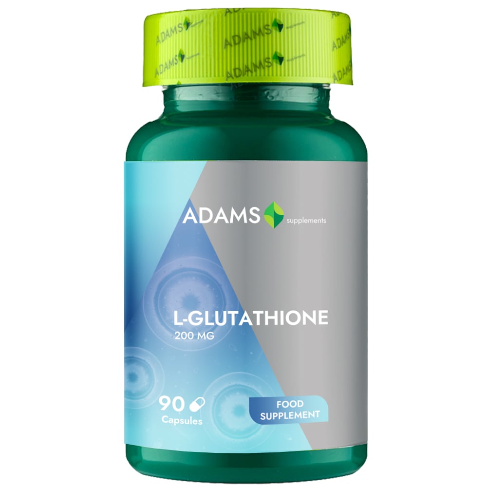 Adams Supplements, L-Gluthatione, 200mg, 90cps - GREEN LIFE CYPRUS