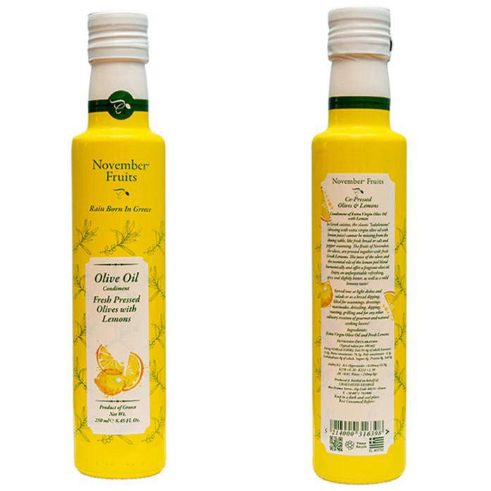 Elixir Flavours, Olive Oil from Co-Pressed Olives and Lemons - GREEN LIFE CYPRUS