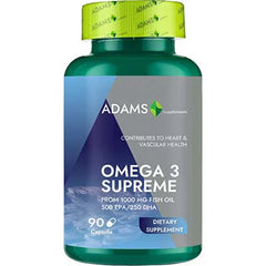 Adams Supplements, Omega 3 Supreme (50%EPA/25%DHA) - GREEN LIFE CYPRUS