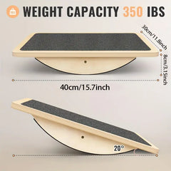 KOKAY Professional Wooden Balance Board - GREEN LIFE CYPRUS