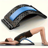 Adjustable back stretcher and relaxation device accessory by TEMU, showing the padded, adjustable support for back relief and stretching.