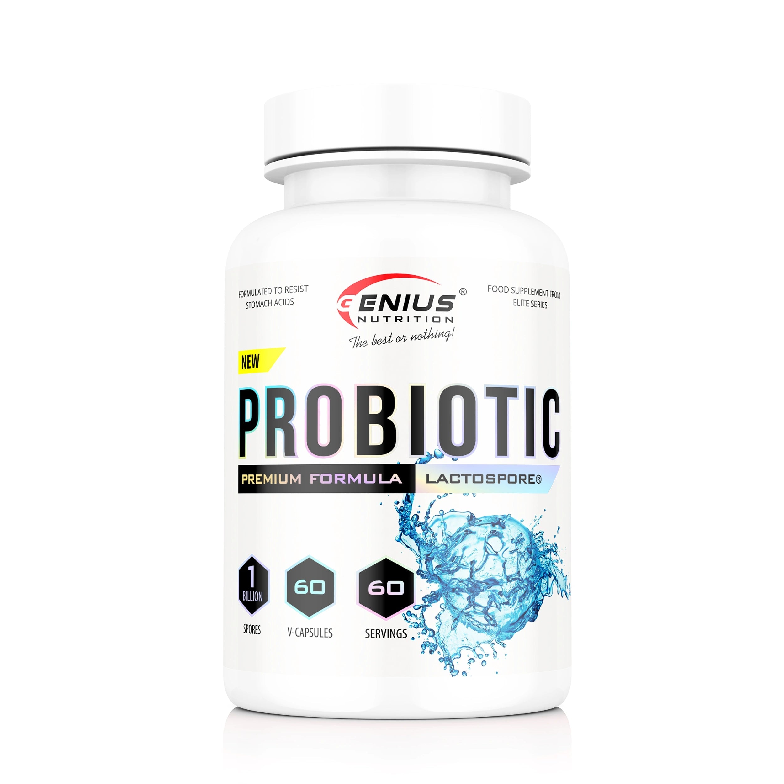 PROBIOTIC 60caps/60 Serv, Genius Nutrition - GREEN LIFE CYPRUS
