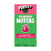 PerfectTed, Ceremonial Grade Strawberry Matcha, 10 Nespresso Compatible Capsules - GREEN LIFE CYPRUS