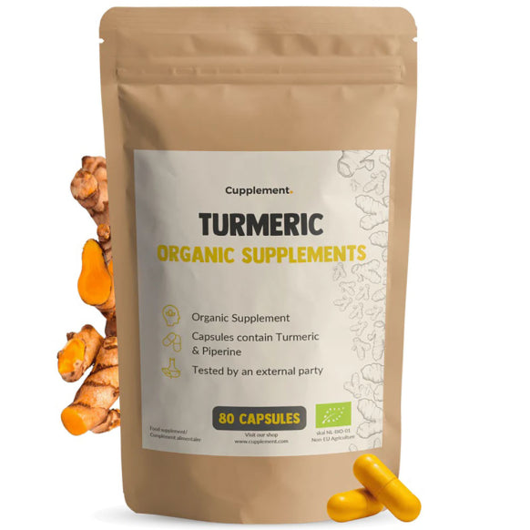 Cupplement, BIO Turmeric, 600mg, 80 capsules - GREEN LIFE CYPRUS