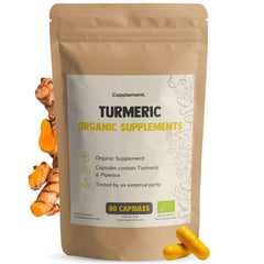 Cupplement, BIO Turmeric, 600mg, 80 capsules - GREEN LIFE CYPRUS