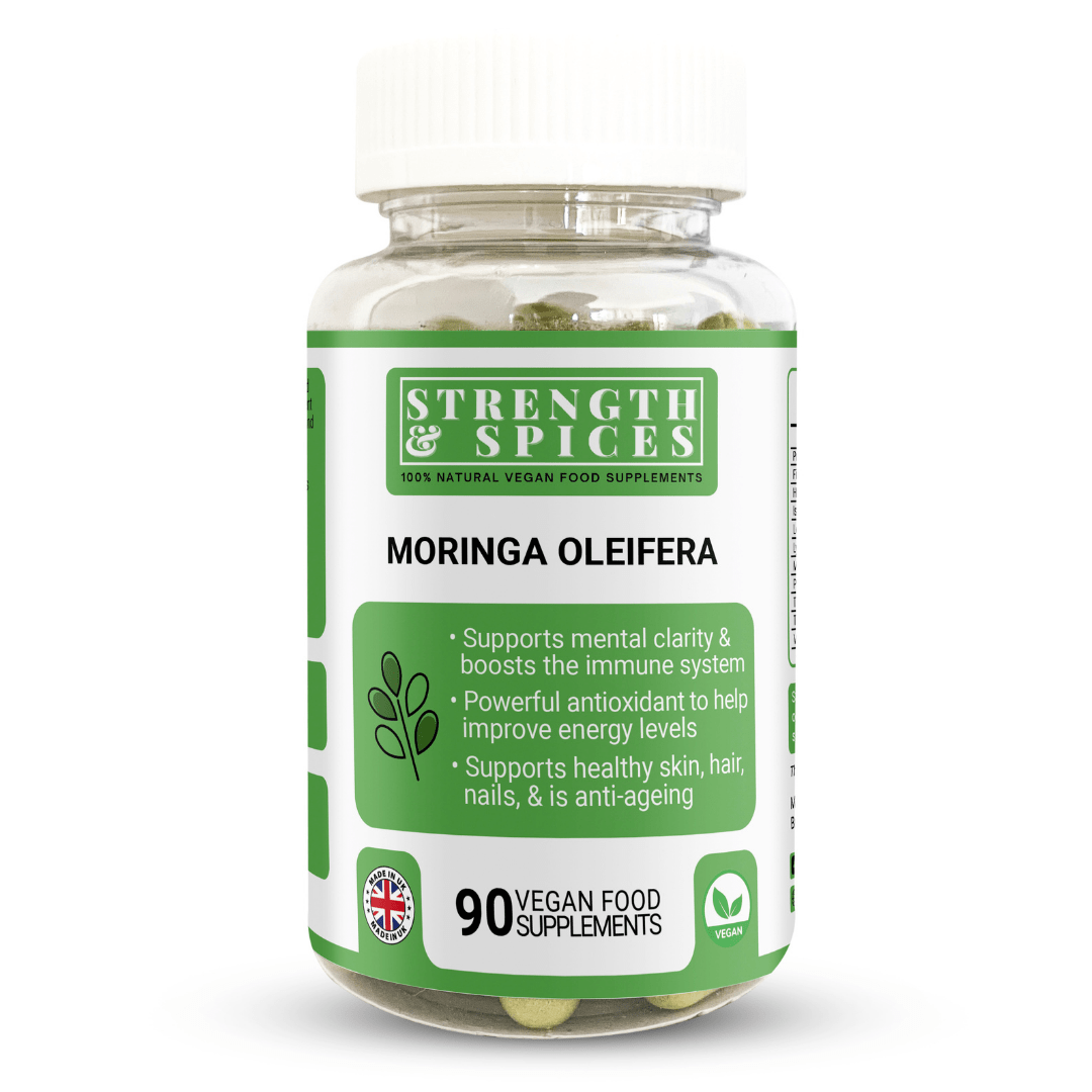 Moringa Oleifera 700mg 90 capsules- Strength & Spices - GREEN LIFE CYPRUS