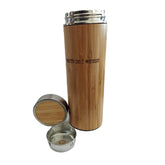 Tea-Coffee Bamboo / Stainless steel Tumbler / Thermos 400 ml - GREEN LIFE CYPRUS