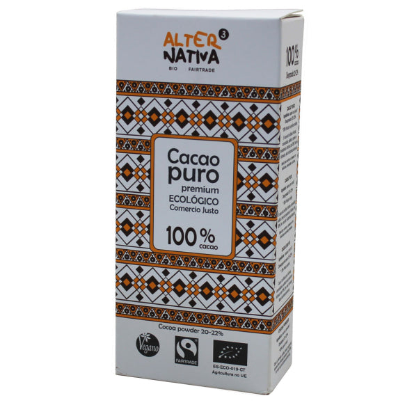 Alternativa3, BIO & Fair Trade Premium Pure Cocoa, 150g