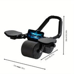 TEMU ab roller wheel and knee mat set for core workouts, featuring a sturdy roller wheel and comfortable knee support mat.