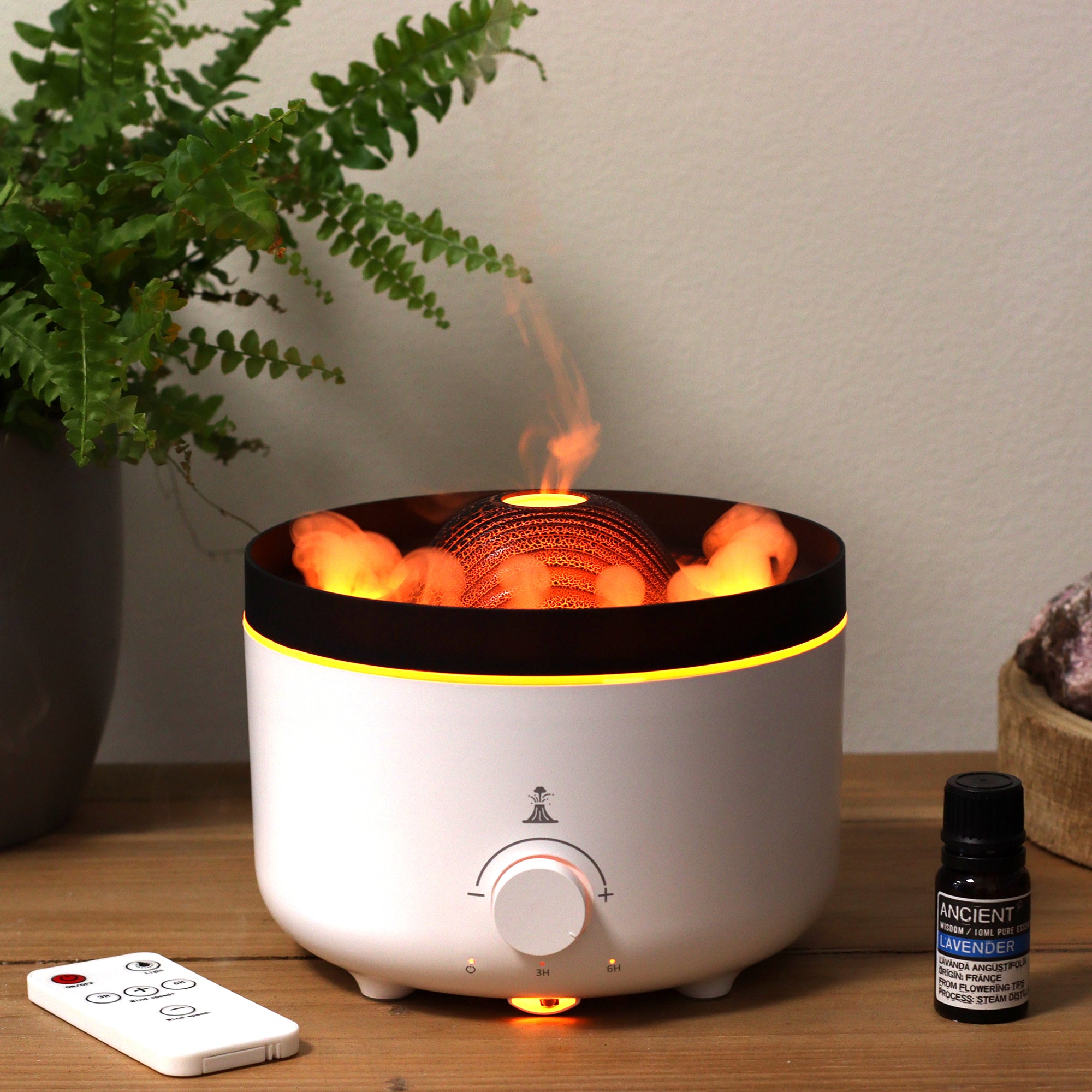 AW Gifts, Large Volcano Effect Aroma Diffuser (plug) Two Colours - GREEN LIFE CYPRUS