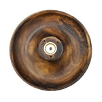 Plain incense stick and cone burner disc from AW Gifts, an accessory for burning incense with a simple, flat design.
