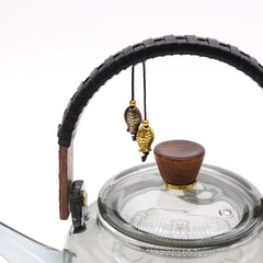 Glass Infuser Teapot with Steamer System  Charcoal | 1000ml