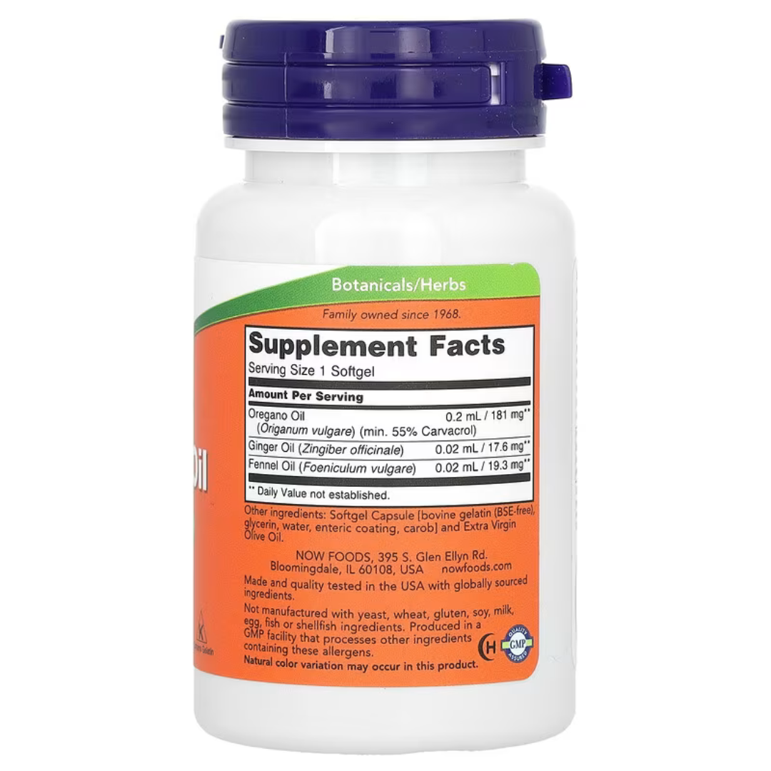 NOW Foods, Oregano Oil, 90 Softgels