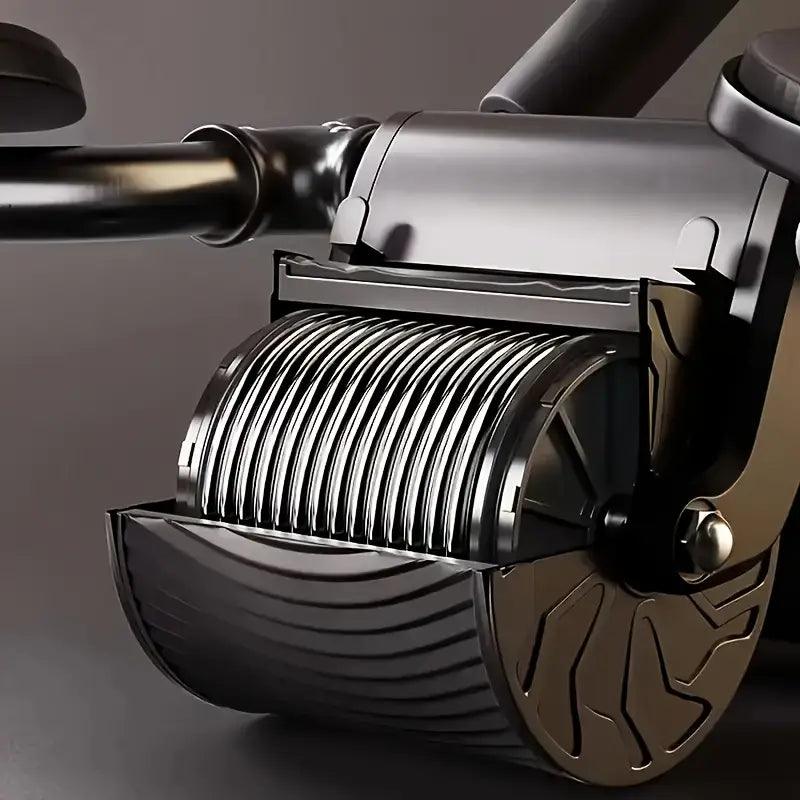 TEMU ab roller wheel with attached knee mat for core workouts and abdominal exercises.