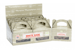 AW GIFTS Satya White Sage Backflow Dhoop Cone box with 24 incense cones for spiritual and aromatic use.