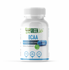 Green Life, BCAA 2:1:1, 1000mg, 120 κάψουλες, 90 δόσεις