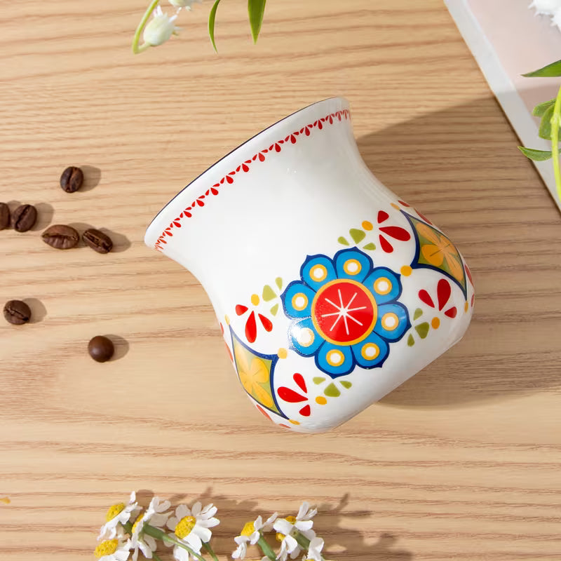 Boho Bloom Yerba Mate Cup