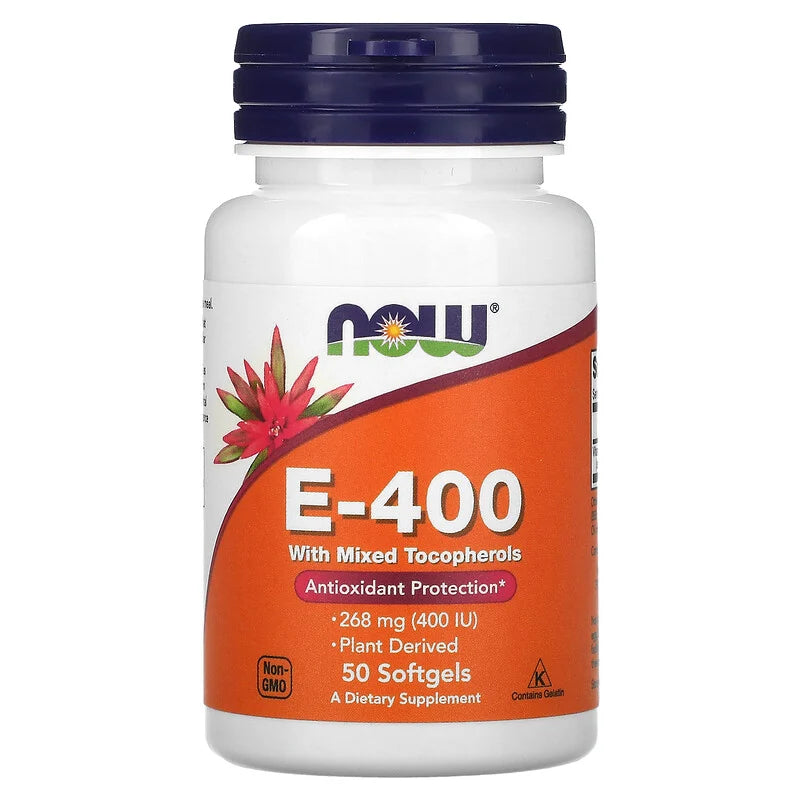 NOW Foods, E-400, 50 softgels