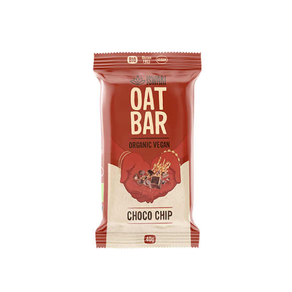 Iswari, BIO Oat Bar Chocolate Chip 40γρ