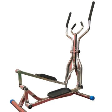 Viking Fitness Aqua Elliptical pool fitness equipment showcasing a compact aquatic exercise machine with handlebars and foot pedals.