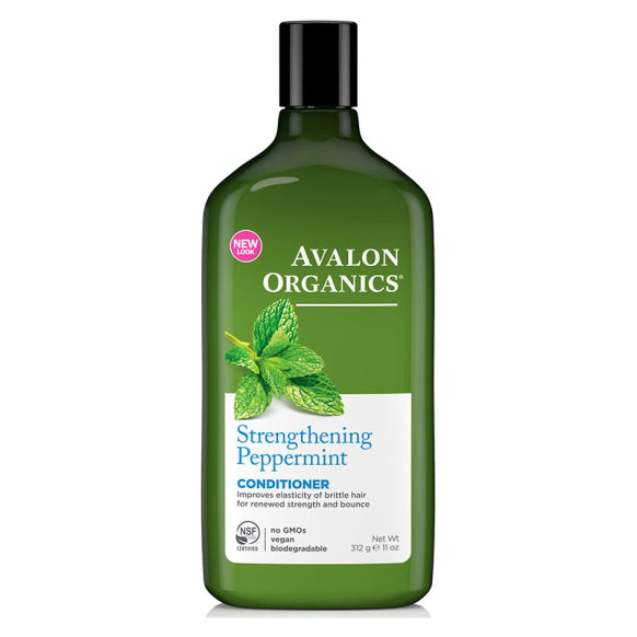 Кондиционер, укрепляющий перечную мяту, 11 унций (312 г) - Avalon Organics 