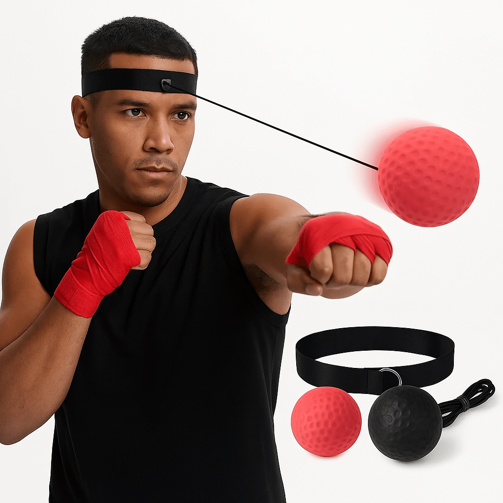 TEMU reflex training ball set for adults and teens, featuring colorful, lightweight balls designed for improving coordination and agility.