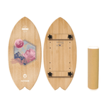 Viking Fitness Dawn Short Style Balance Board by Aztron, 30-inch accessory for balance training and stability exercises.