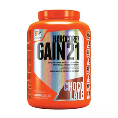 Extrifit Hardcore Gain 21 Chocolate 3000g Weight Gainer Powder | 45g Serving | 66 Servings