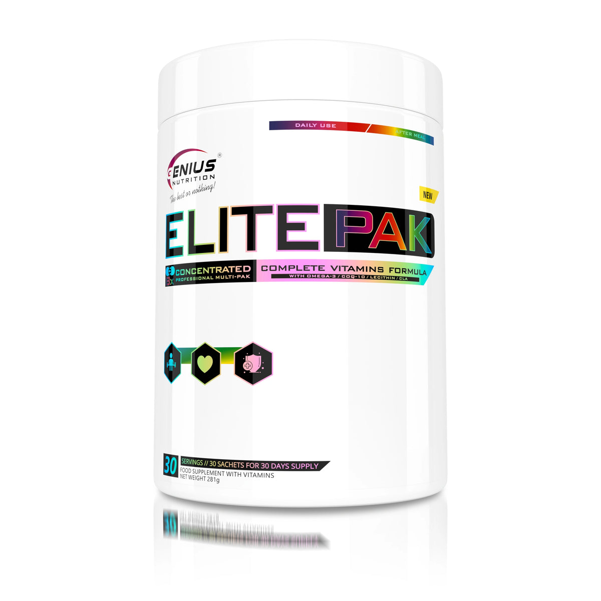 ELITEPAK 30packs, Genius Nutrition