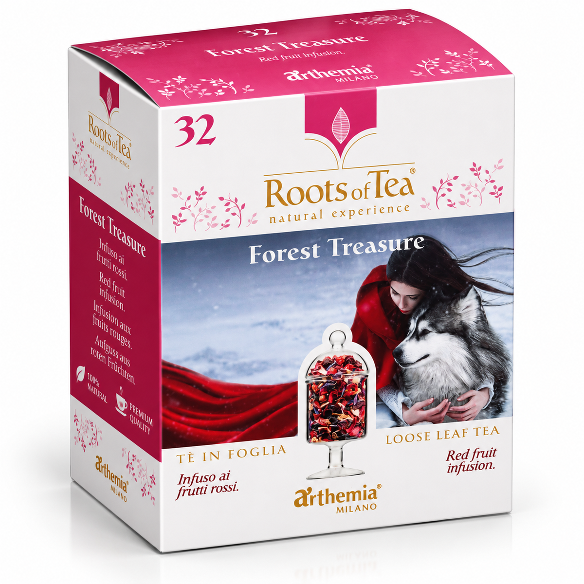 WILTON Roots of Tea Forest Treasure red fruit infusion tea box, 40 g