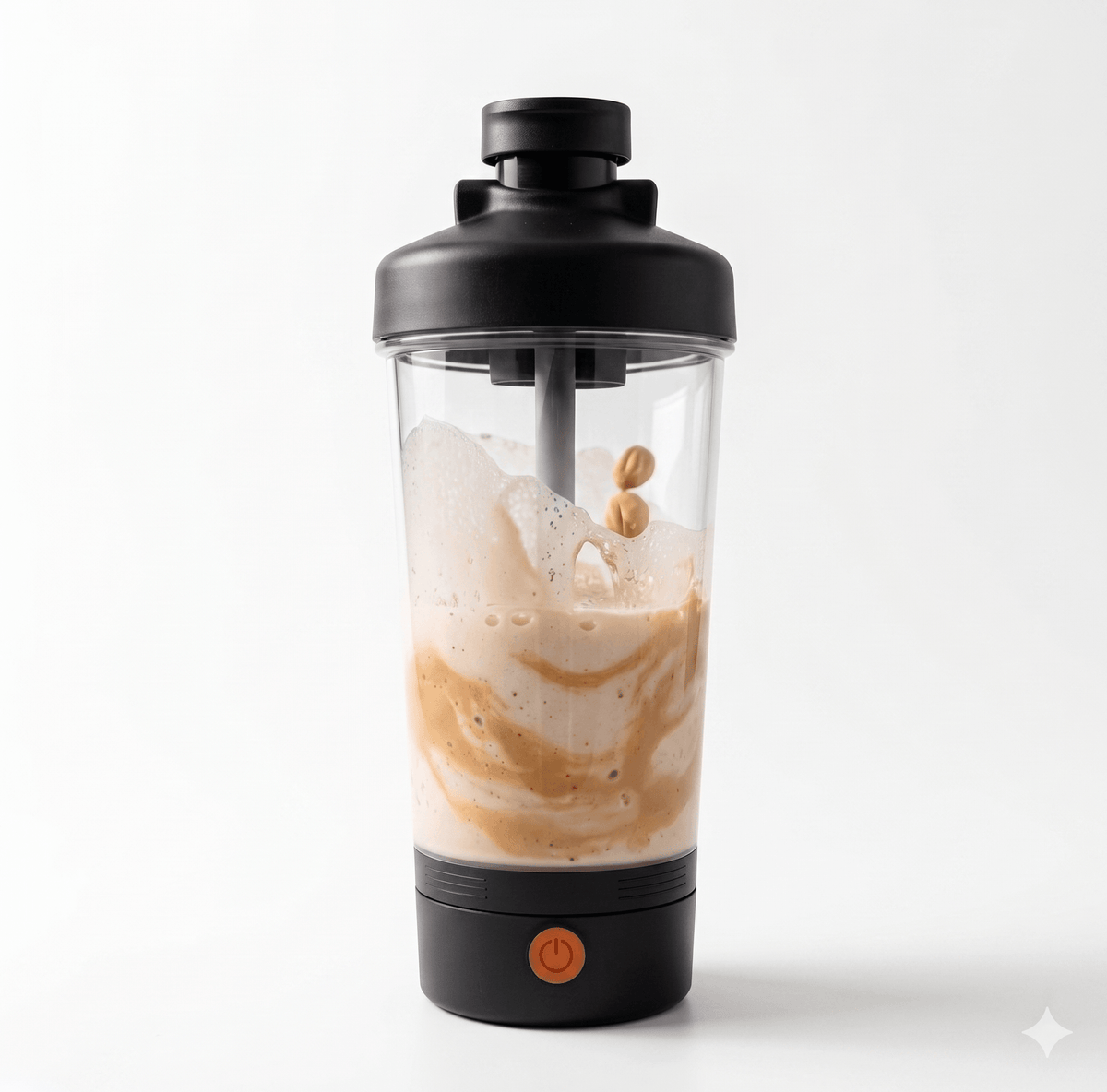 700ml TEMU Tritan electric protein shaker with a sleek design, featuring a screw-top lid and mixing ball for smooth drinks.