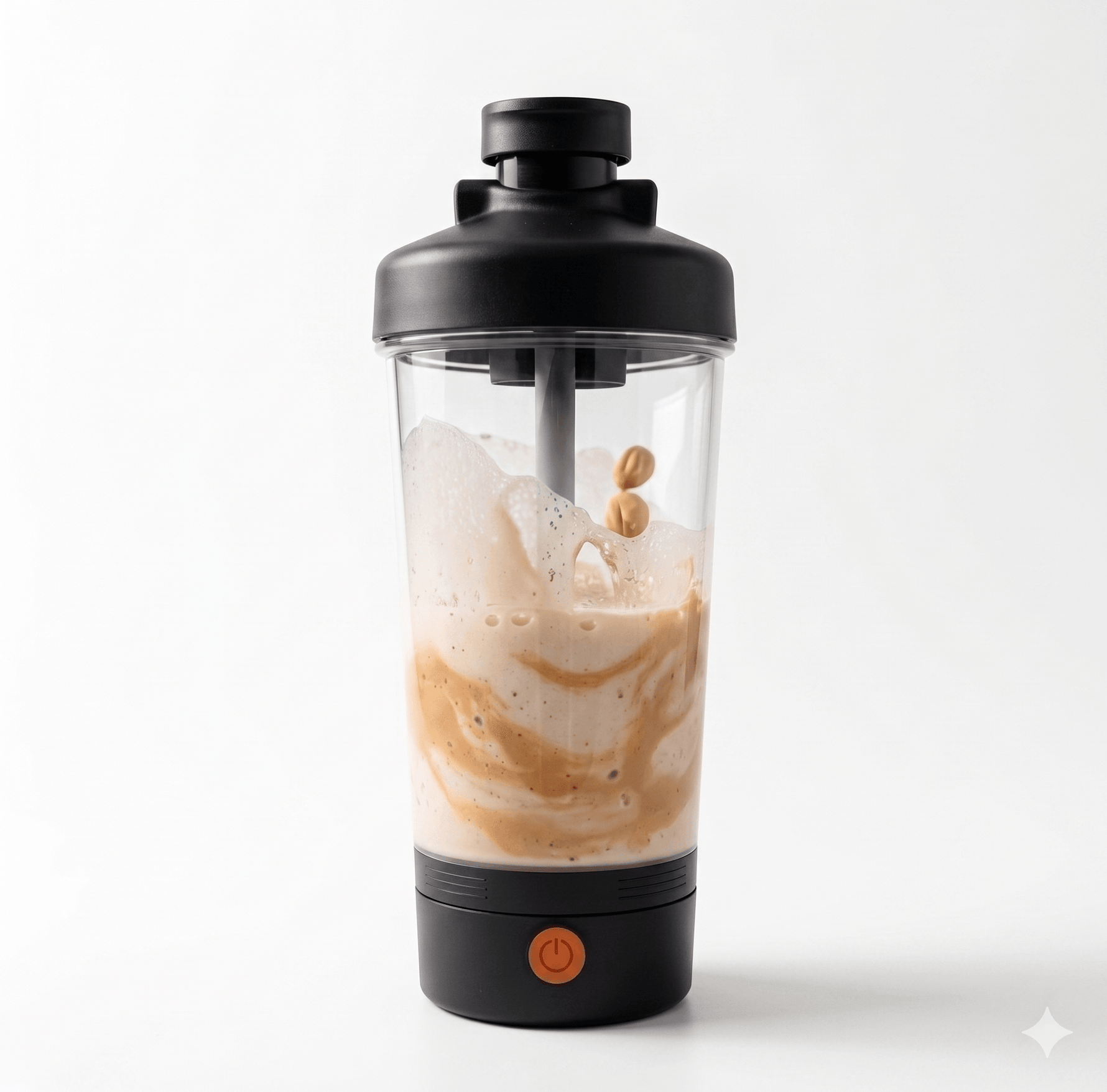 700ml TEMU Tritan electric protein shaker with a sleek design, featuring a screw-top lid and mixing ball for smooth drinks.