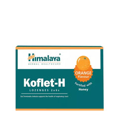 Himalaya Koflet-H Orange 12 Honey Lozenges | Orange Flavour