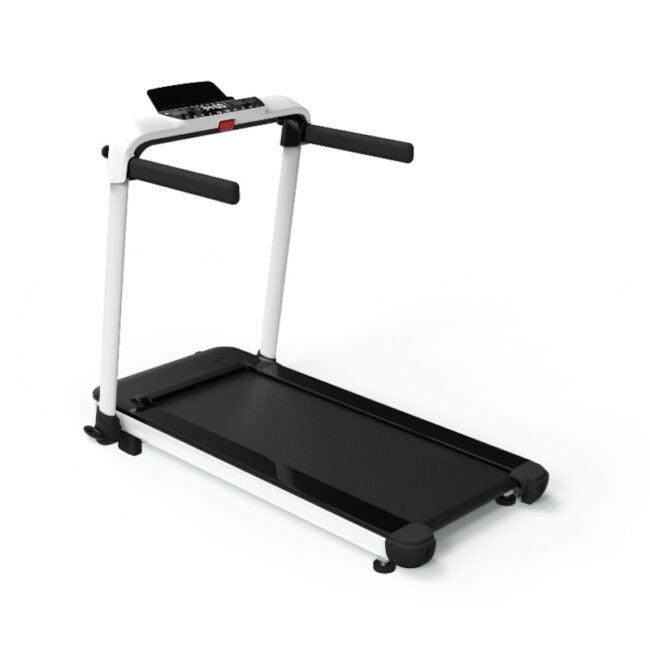 Foldable VIKING FITNESS LT-01 electric treadmill with a running belt, control panel, and compact design for home use.
