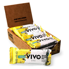 Plant Protein Bars: Lemon and Cashew - Vivo Life