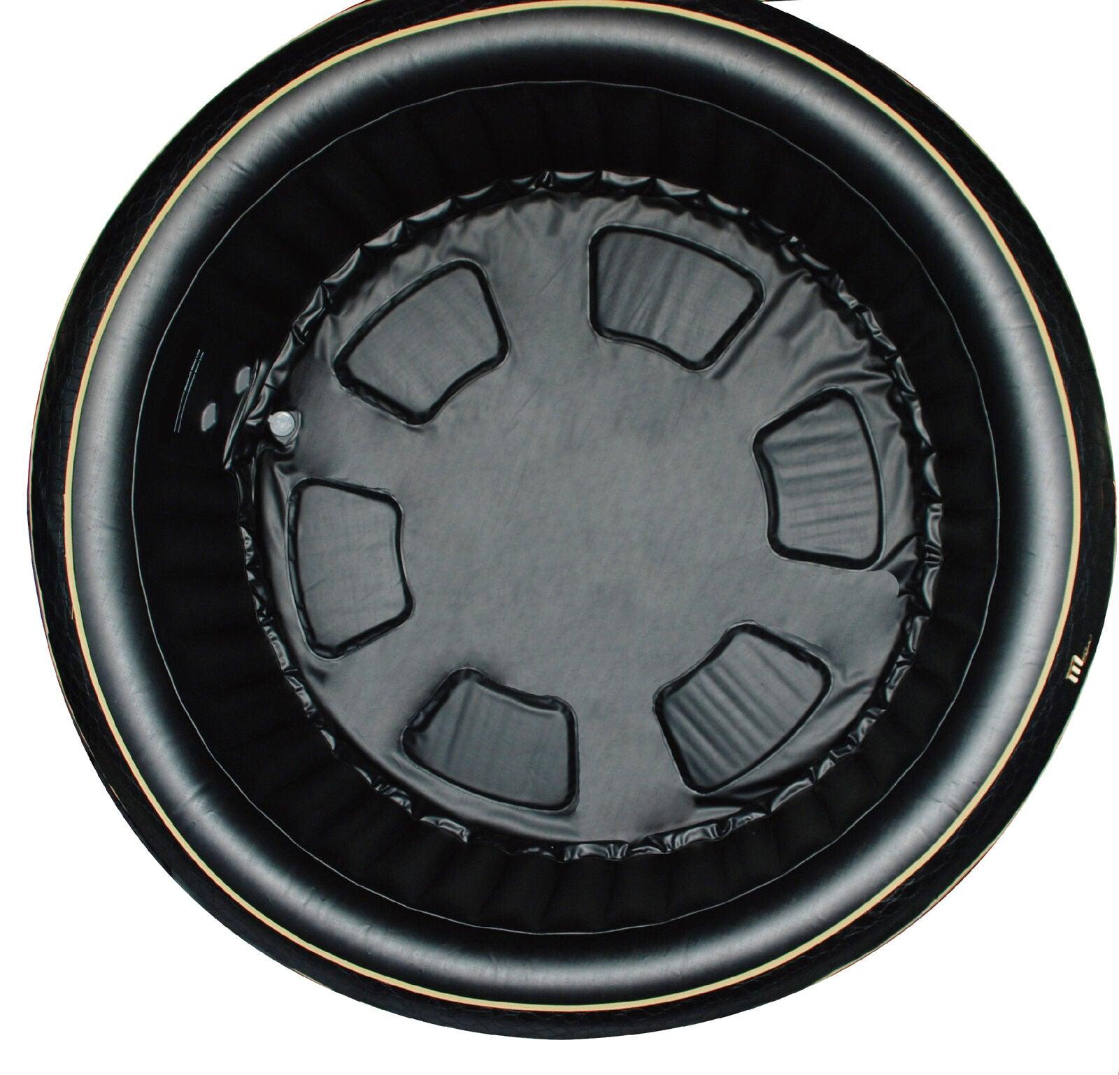 VIKING FITNESS MSpa Exotic Premium Series hot tub with seating for 4-6, featuring bubble jets and a sleek outdoor spa design.
