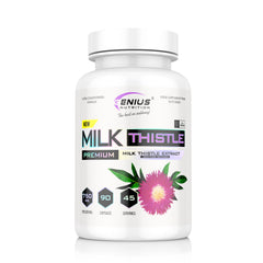 MILK THISTLE 90 Caps/45 Serv, Genius Nutrition 