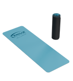 Blue GN® Yoga Mat PU accessory from Genius Nutrition, showing textured surface and durable material for yoga practice.