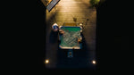 VIKING FITNESS MSpa Oslo Modular Outdoor Spa hot tub with LED lighting, featuring comfortable seating and a modern design.