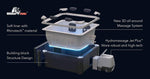 VIKING FITNESS MSpa Oslo modular outdoor spa hot tub with sleek design and comfortable seating, perfect for relaxing outdoors.