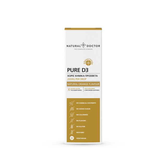 Natural Doctor Pure D3 30 ml | 1 Drop Per Serving