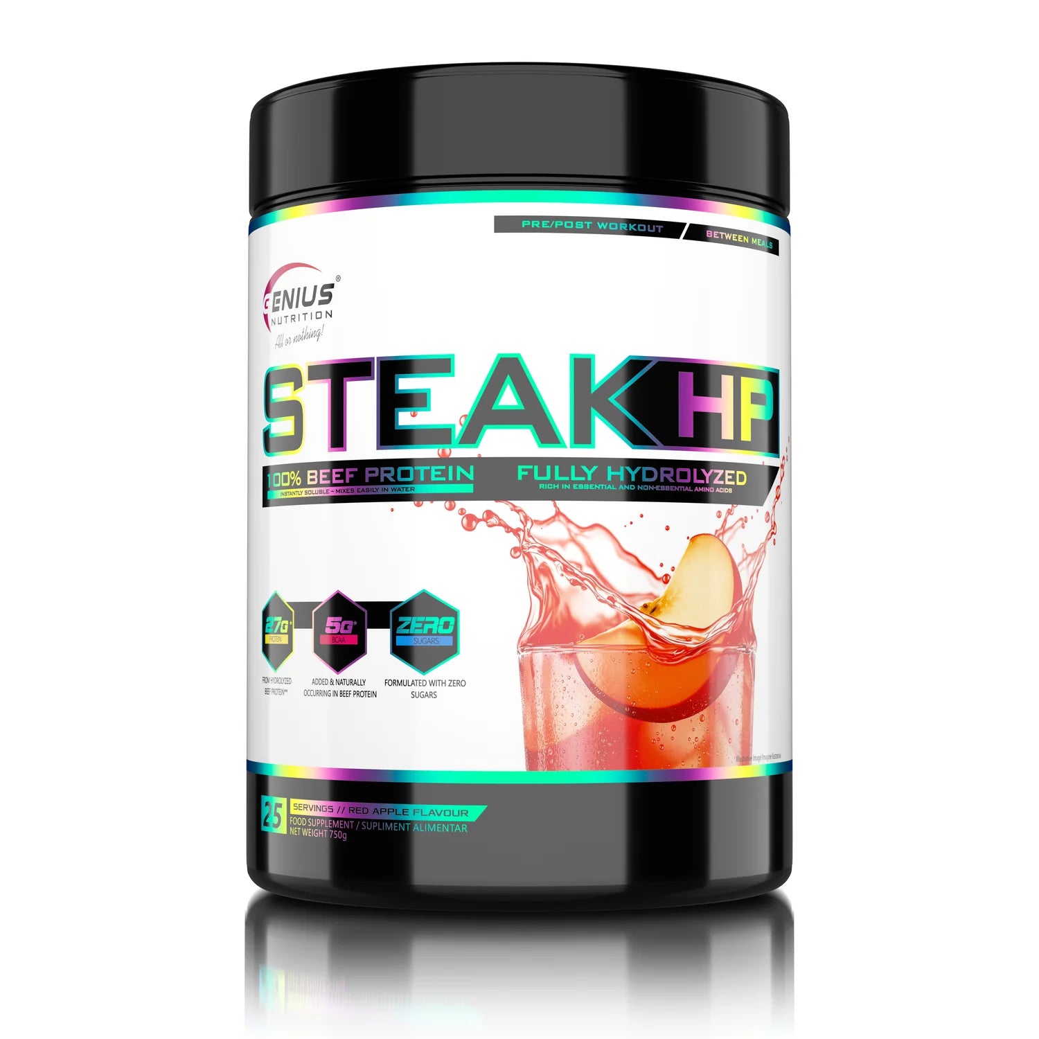 STEAK-HP 750g/25μερίδες, Genius Nutrition