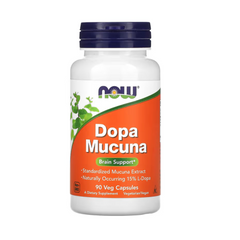 NOW Foods, Dopa Mucuna, 90 Veg Κάψουλες 